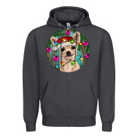 Smoke Christmas Chihuahua Zipper Hoodie - RanaPortraitStore