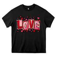Black Valentine's Day love Heavy Core Tee - FaDigitalArtStudio