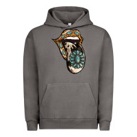 Pigment Tornado Turquoise Gemstone Leopard Cowhide Tongue Urban Hoodie - Jasminsmagicworld