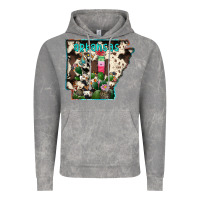 Cloud Rock arkansas map Vintage Hoodie - RacoonDesign