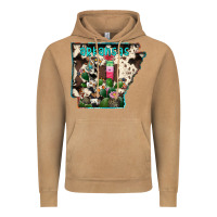 Vintage Camel arkansas map Vintage Hoodie - RacoonDesign