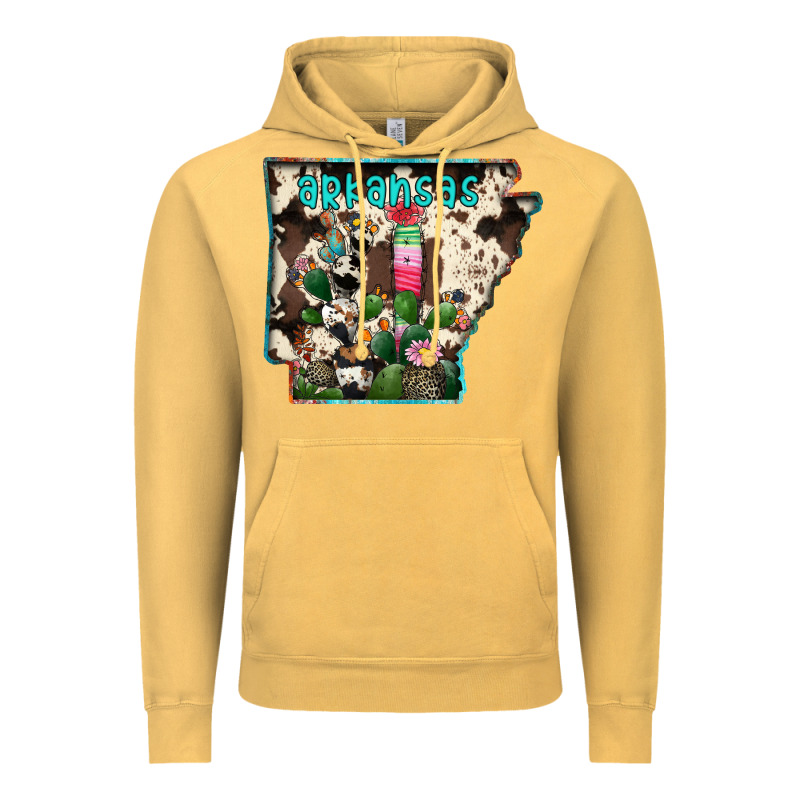 Arkansas Map Vintage Hoodie by RacoonDesign | Teevron