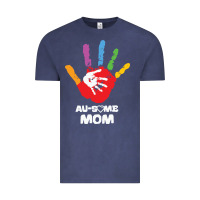 Vintage Denim LIL Autism Mom Vintage Tee - CowhideDigitalArt