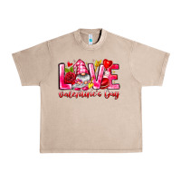 French Oak Love Valentines Day Gnome Urban Heavy Tee - CowhideDigitalArt