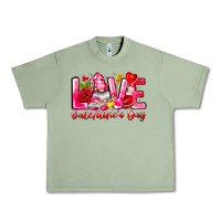 Oil Green Love Valentines Day Gnome Urban Heavy Tee - CowhideDigitalArt