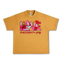 Peanut Butter Love Valentines Day Gnome Urban Heavy Tee - CowhideDigitalArt