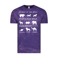 Cloud Purple Animals Of The World Vintage Tee - Bettercallsaul