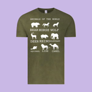 Animals Of The World Vintage Tee Designed By Bettercallsaul