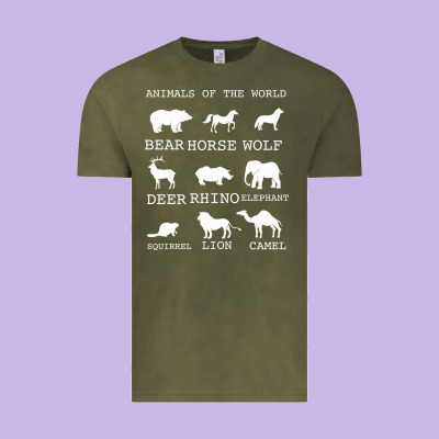 Animals Of The World Vintage Tee Designed By Bettercallsaul