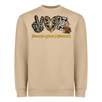 Mushroom Peace Love Missouri Heavyweight Sweatshirt - Jasminsmagicworld