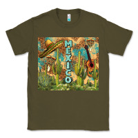 Army Green Mexico Classic Tee - FaDigitalArtStudio