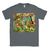 Charcoal Heather Mexico Classic Tee - FaDigitalArtStudio