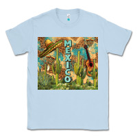 Dusty Blue Mexico Classic Tee - FaDigitalArtStudio
