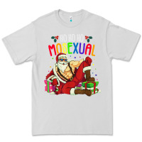 Dove Grey mens ho ho ho mosexual Premium Tee - DesigneFamous