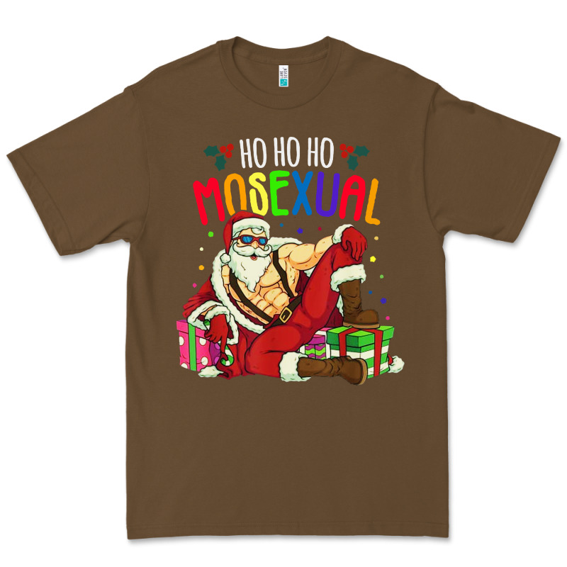 Mens Ho Ho Ho Mosexual Premium Tee by DesigneFamous | Teevron