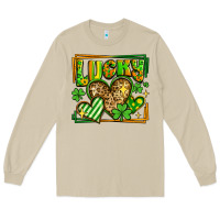 Mushroom lucky st patricks day hearts Long Sleeve Tee - LillyAllenDesigns