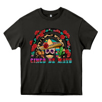 Asphalt Cinco de mayo rainbow Heavy Core Tee - FaDigitalArtStudio