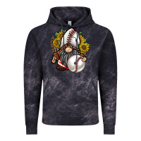 Cloud Black baseball gnome Vintage Hoodie - RacoonDesign