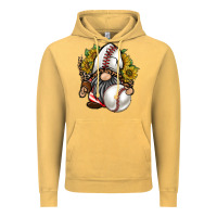 Vintage Mustard baseball gnome Vintage Hoodie - RacoonDesign
