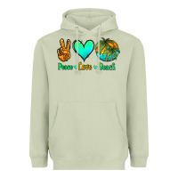 Matcha peace love beach Heavyweight Hoodie - Jasminsmagicworld