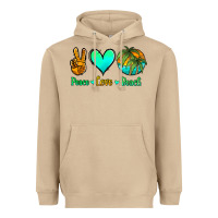 Mushroom peace love beach Heavyweight Hoodie - Jasminsmagicworld