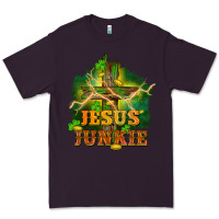 Plum Jesus junkie St. Patricks Day Premium Tee - FaDigitalArtStudio
