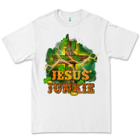 White Jesus junkie St. Patricks Day Premium Tee - FaDigitalArtStudio