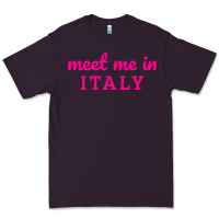 Plum meet me in italy Premium Tee - DesigneFamous