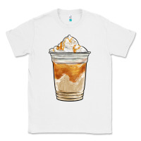 White iced caramel frappuccino coffee Classic Tee - BarkalooDesign