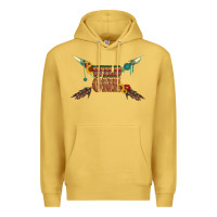 Antique Gold wild one with gemstone and sunflower Premium Hoodie - Artiststas