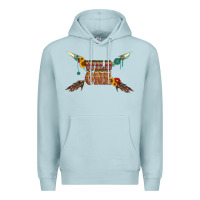 Blue Mist wild one with gemstone and sunflower Premium Hoodie - Artiststas