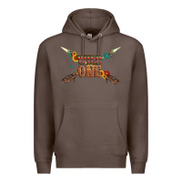 Coffee wild one with gemstone and sunflower Premium Hoodie - Artiststas