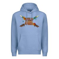 Colony Blue wild one with gemstone and sunflower Premium Hoodie - Artiststas