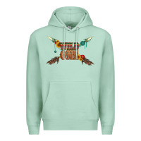 Seafoam wild one with gemstone and sunflower Premium Hoodie - Artiststas