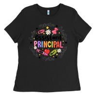 Black Principal Assistant Ladies Tee - CowhideDigitalArt