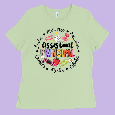 Principal Assistant Ladies Tee Designed By Cowhidedigitalart