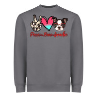 Storm Peace Love Frenchie Heavyweight Sweatshirt - Jasminsmagicworld
