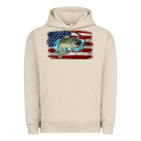 Pigment French Oak American Flag Fish Urban Hoodie - Jasminsmagicworld