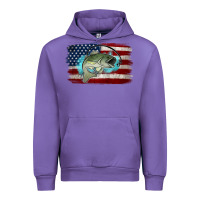 Tulip American Flag Fish Urban Hoodie - Jasminsmagicworld