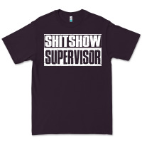 Plum shitshow supervisor Premium Tee - DesigneFamous