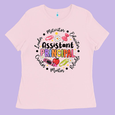Principal Assistant Ladies Tee Designed By Cowhidedigitalart