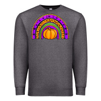 Charcoal Heather halloween rainbow Premium Sweatshirt - Jasminsmagicworld