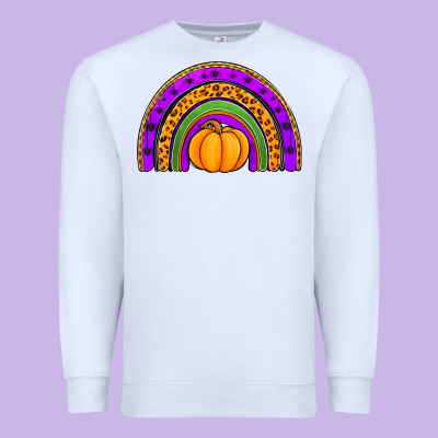 Halloween Rainbow Premium Sweatshirt Designed By Jasminsmagicworld