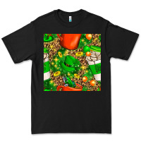 Black coffee cups st. patrick's day with leopard seamless pattern bbs Premium Tee - BundleAndBundleShop