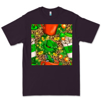 Plum coffee cups st. patrick's day with leopard seamless pattern bbs Premium Tee - BundleAndBundleShop