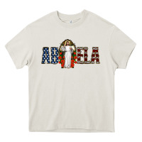 Cream abuela jesus christ Heavy Core Tee - Jasminsmagicworld