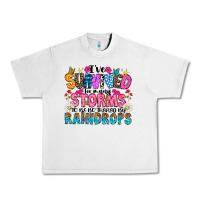 Lunar Rock ive survived too many storms to be thered by raind Urban Heavy Tee - CowhideDigitalArt
