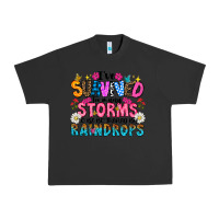 Pigment Black ive survived too many storms to be thered by raind Urban Heavy Tee - CowhideDigitalArt
