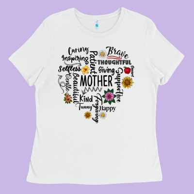 Mother Ladies Tee Designed By Cowhidedigitalart