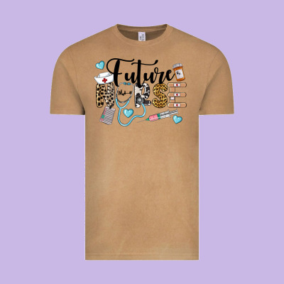 Western Future Nurse Vintage Tee Designed By Lillyallendesigns